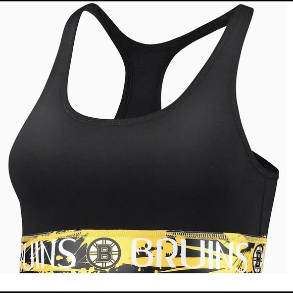 Other - Women's Concepts Sport Black/Gold Boston Bruins Title Knit Bra, Medium